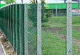 Chain link fencing