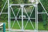 Chain link gates