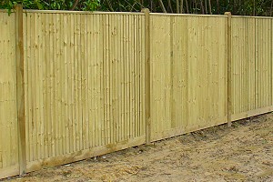 Closeboard Fencing with Capping