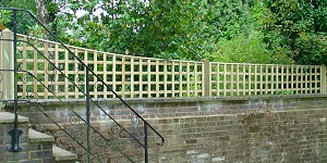 Sloped Fencing Trellis