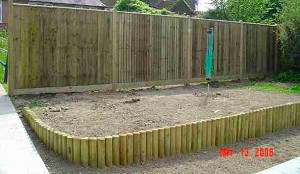 Retaining Soil - Round Poles