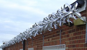 Steel Palisade Fencing with Rota Spike